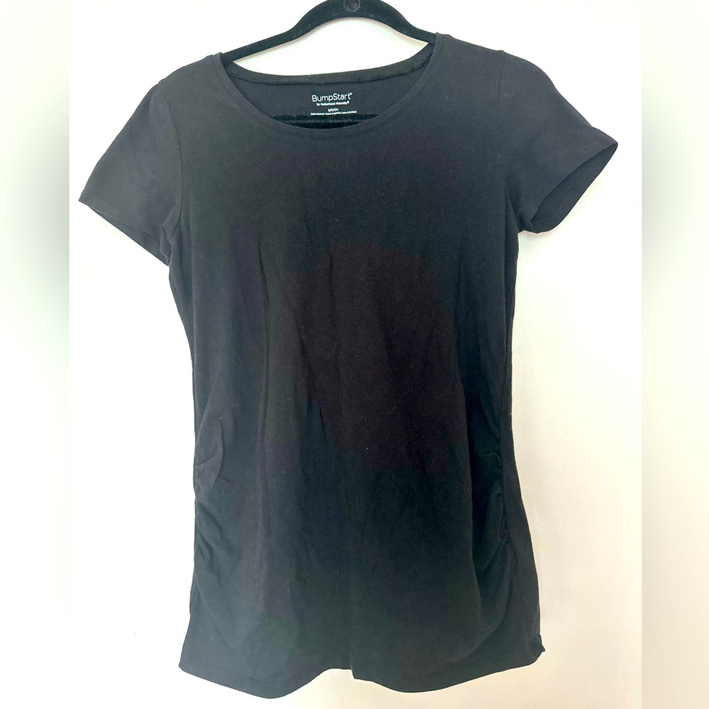 Black maternity top BumpStart size small